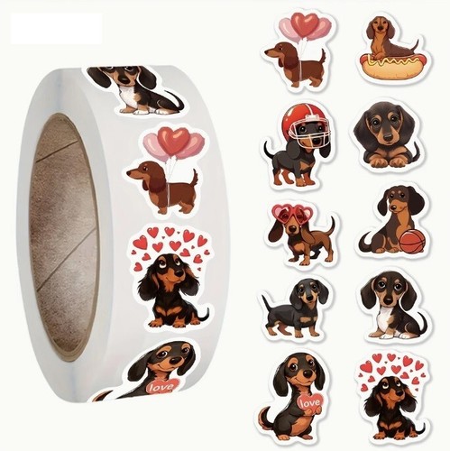 Dachshund dog stickers - dachshund,