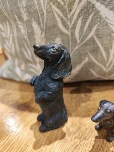 Sitting dachshund dog - dachshund, ornament