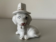 VINTAGE DACHSHUND WEARING A