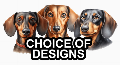 Dachshund self adhesive - self,