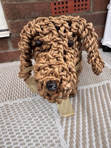 Handmade seagrass dachshund - handmade,