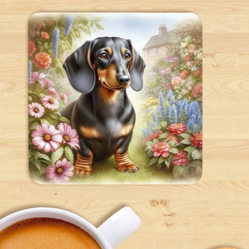 Dachshund coaster dog gift - coaster,,