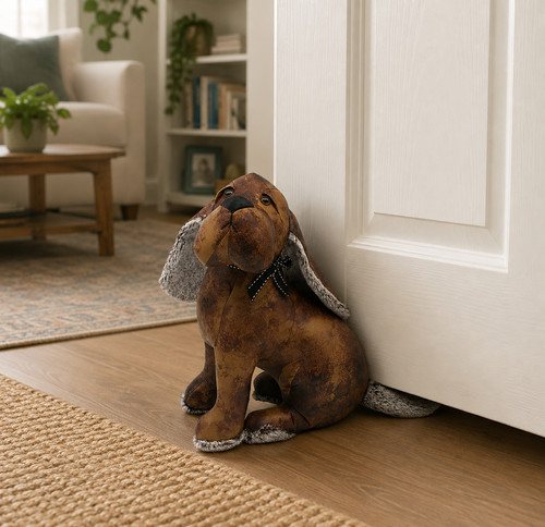 Dachshund dog door stop - stop, fabric